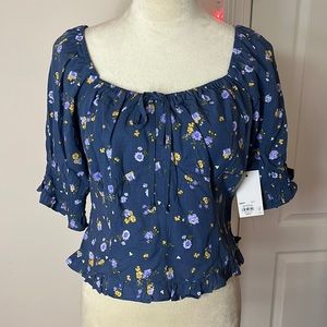 flower print top